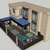 تصميم حدائق آسيوية ثلاثية الأبعاد في برنامج سكتش أبSketchup 3D Model