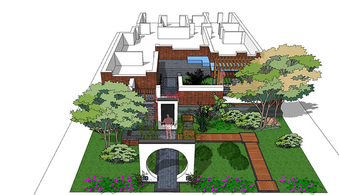 تنزيل تصميم حدائق آسيوية مذهلة باستخدام ملف Sketchup 3D: إحضار فكرتك إلى الواقع