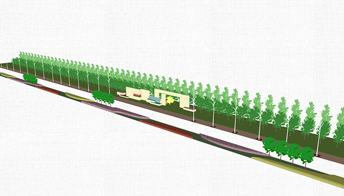 نموذج شارع معماري ثلاثي الأبعاد باستخدام Sketchup: مشروع حضري مذهل