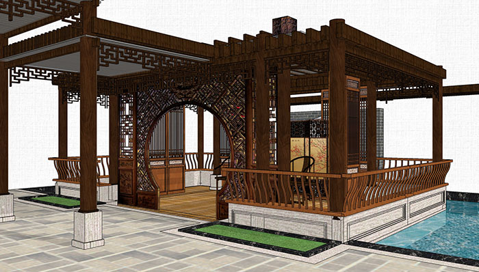 مكتبة مناظر طبيعية وأشجار لتصميم الحدائق ببرنامج Sketchup 3D: نماذج Sketchup 3D لتصميم الحدائق