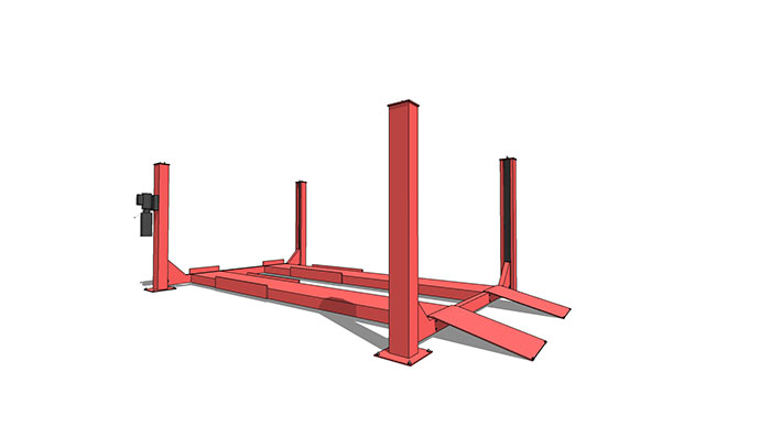 موديل ثلاثي الأبعاد لأثاث المنزل والأشجار في Sketchup