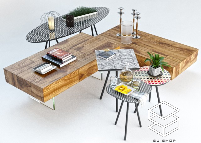 تحميل ملف سكيتش اب ثلاثي الأبعاد لتصميم الجداول مجانا - Table Set Sketchup File توضح - ملف Sketchup رائع